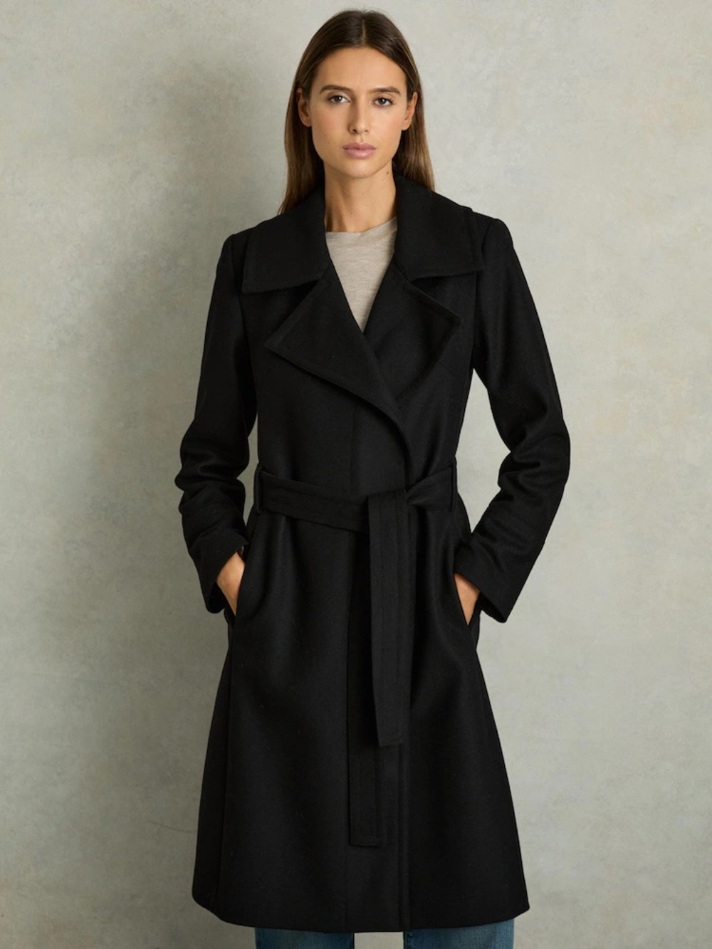 Reiss rae belted coat